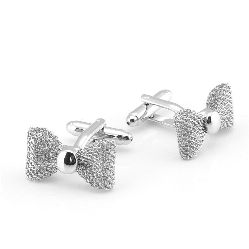 Bow Tie French Cufflinks - Meléche - cufflinks - Bow Tie French Cufflinks - Rich lifestyles | Meléche Jewelry Meléche