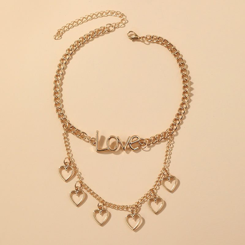 Morra ruka - Meléche - braselets - Morra Ruka Love Chain Arm Bangle - 17g | Meléche Meléche