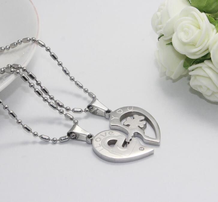 Clover - Meléche - Necklaces - Clover Stainless Steel - Slide Cross For Couple | Meléche Meléche