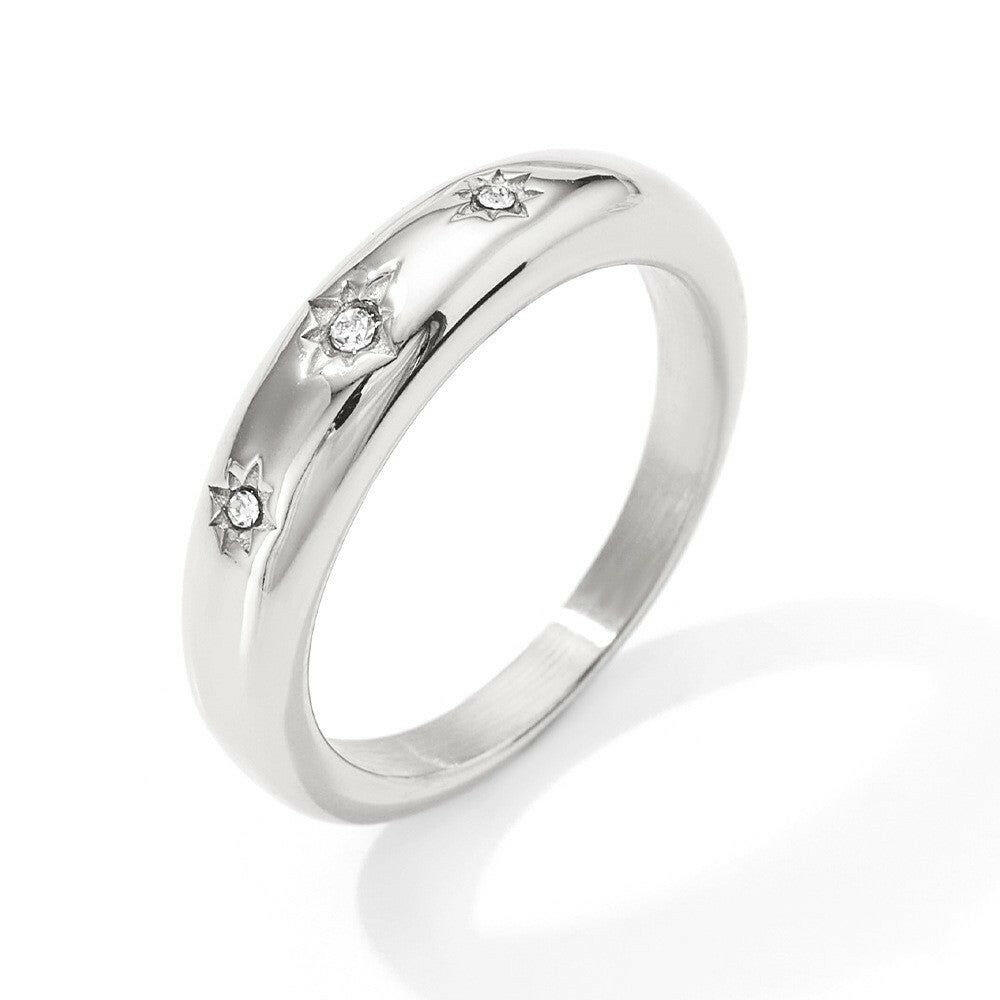 Amadeus - Meléche - ring -  Amadeus Golden Zircon Ring | Meléche USA