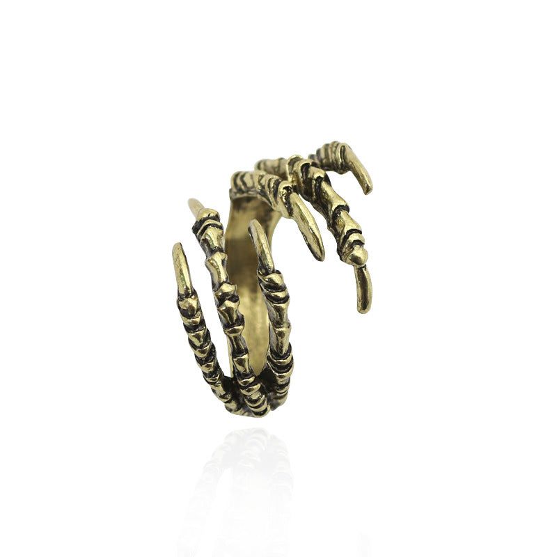 Bold American Eagle Claw Ring perfect for statement jewelry Meléche Jewelry  USA 1 Meléche