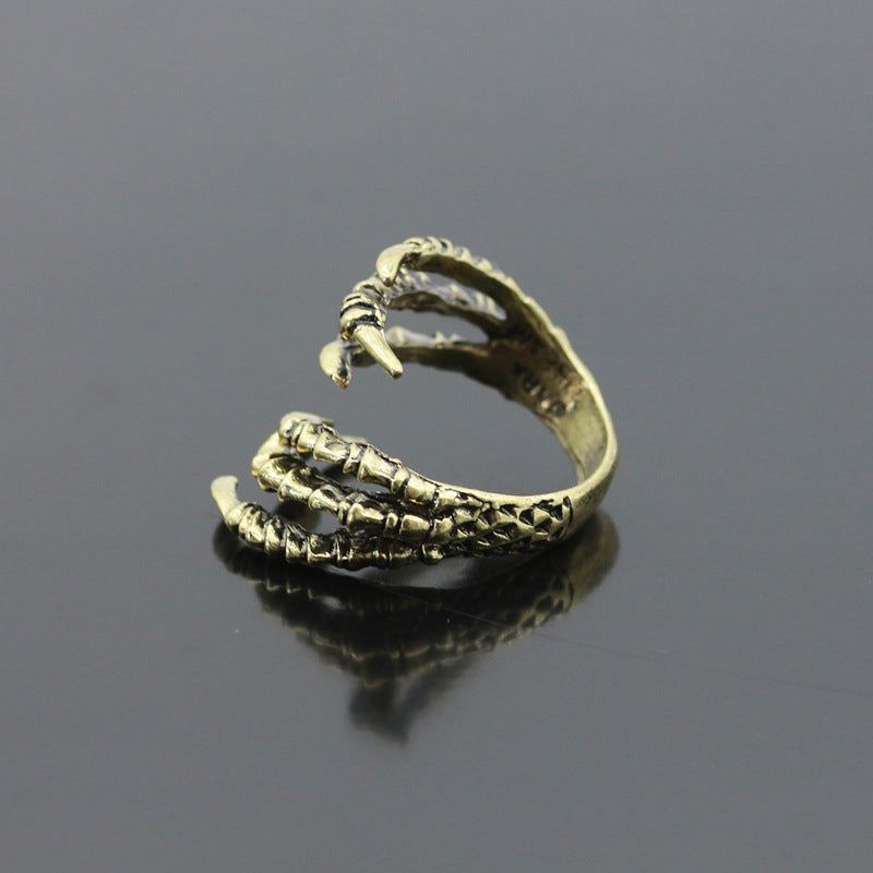 Bold American Eagle Claw Ring perfect for statement jewelry Meléche Jewelry  USA 3 Meléche