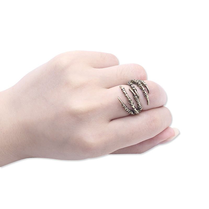 American Eagle Claw - Meléche - ring -  vintage American Eagle Claw Opening Size Ring | Meléche USA
