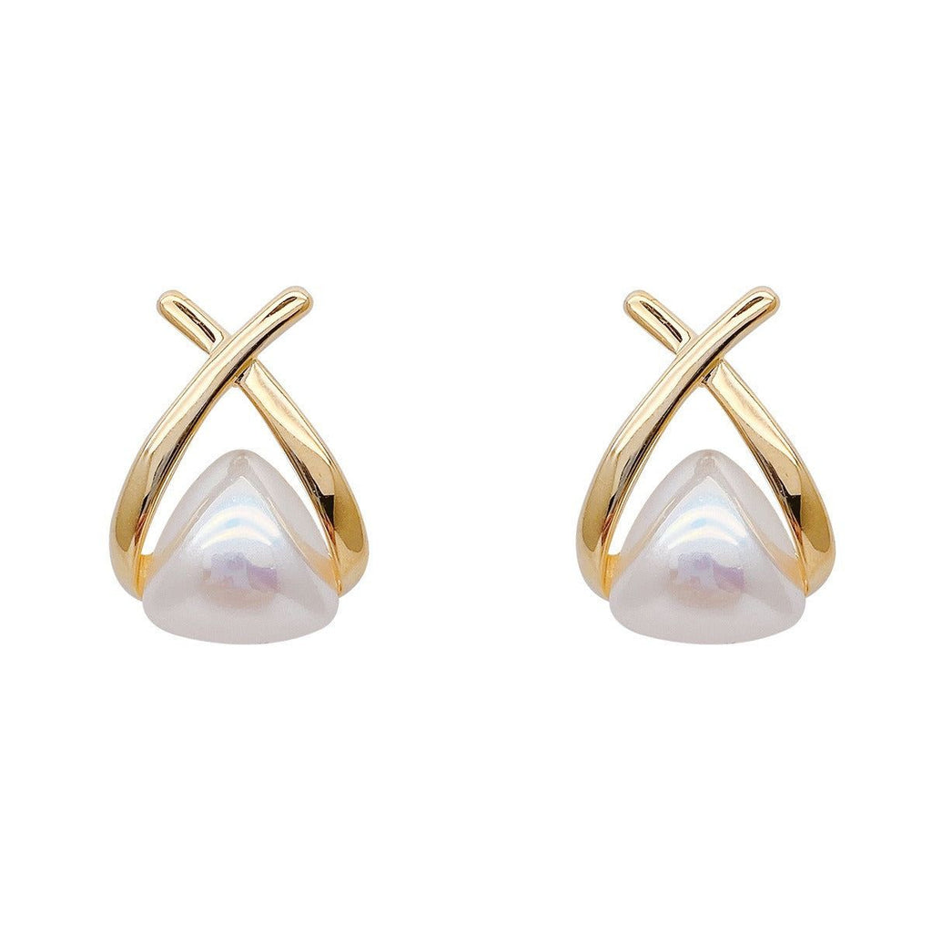 Arlet - Meléche - earring -  Arlet Copper & Pearl Earring - 10.4 g | Meléche 