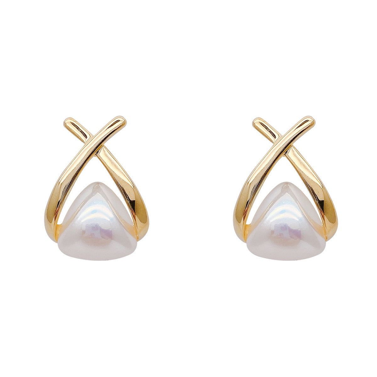 Arlet - Meléche - earring -  Arlet Copper & Pearl Earring - 10.4 g | Meléche 