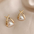 Arlet - Meléche - earring -  Arlet Copper & Pearl Earring - 10.4 g | Meléche 