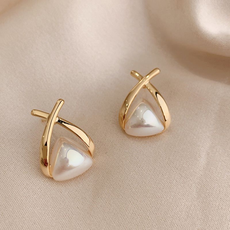 Arlet - Meléche - earring -  Arlet Copper & Pearl Earring - 10.4 g | Meléche 