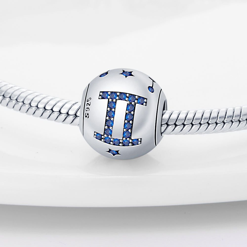 Astrological - Meléche - braselets -  Astrological beads S925 sterling silver bracelet