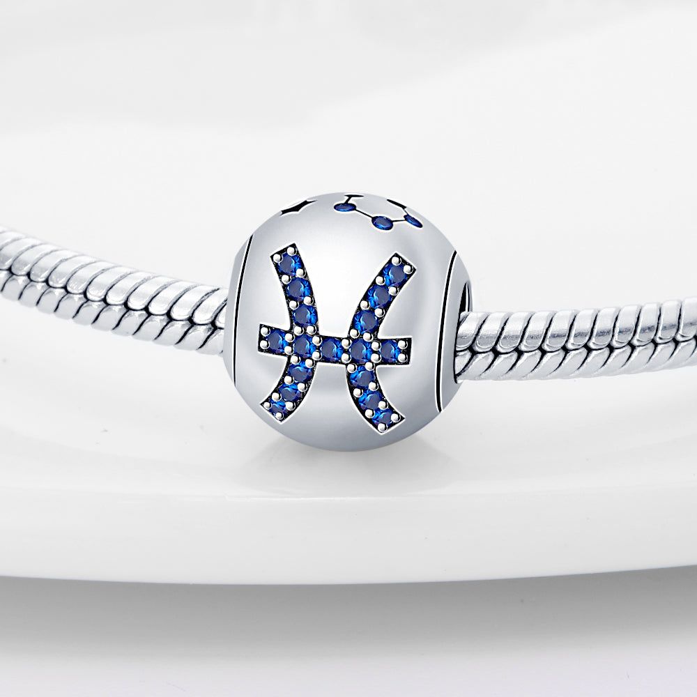 Astrological - Meléche - braselets -  Astrological beads S925 sterling silver bracelet