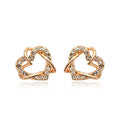 Athena - Meléche - earring -  Athena Zircon Earring Heart shape - 4.1 g | Meléche 
