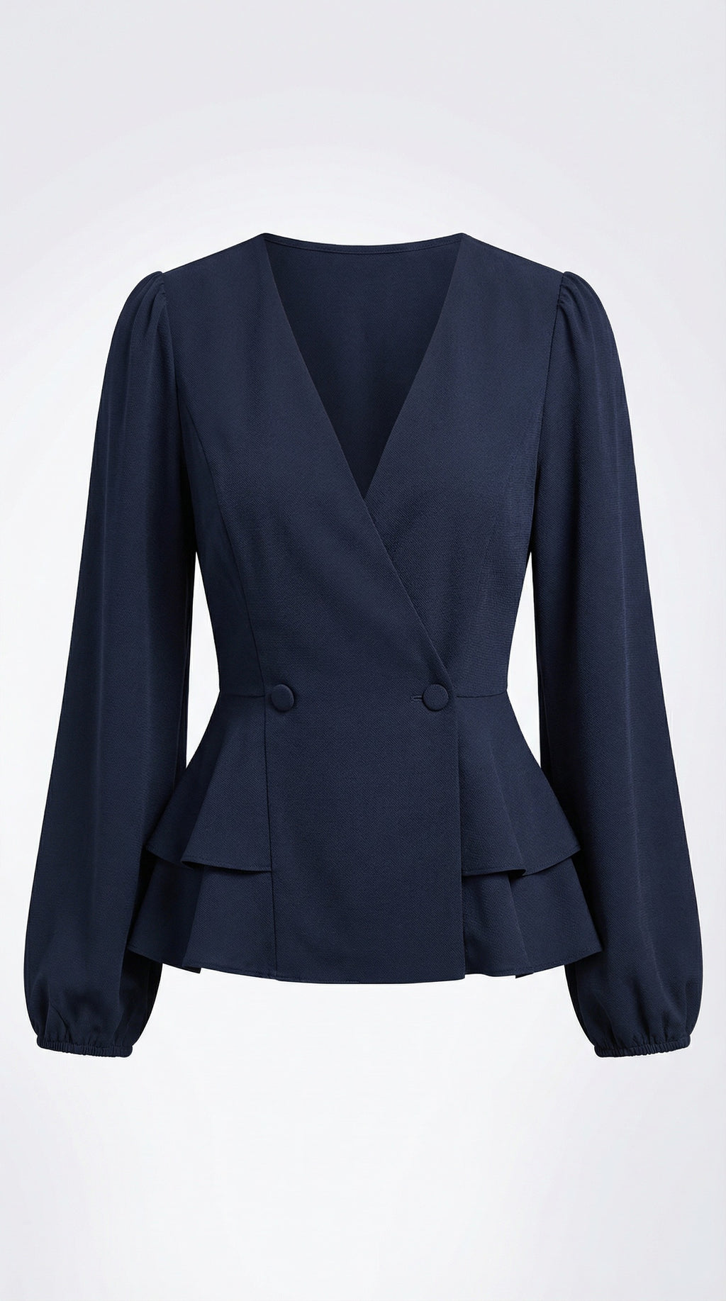 Woman wearing a beige blazer and blue jeans against a light gray wall from Meleche or Meléche (short as (Mé))