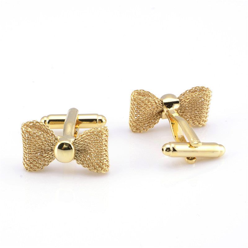 Bow Tie French Cufflinks - Meléche - cufflinks -  Bow Tie French Cufflinks - Rich lifestyles | Meléche Jewelry Meléche