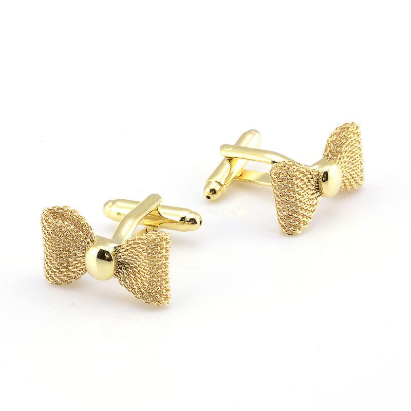 Bow Tie French Cufflinks - Meléche - cufflinks -  Bow Tie French Cufflinks - Rich lifestyles | Meléche Jewelry Meléche