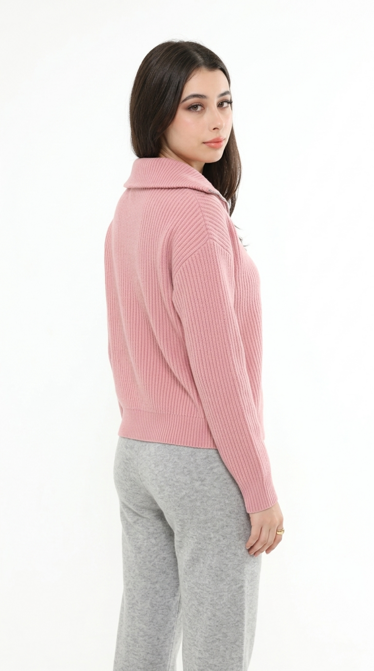 Casey Loose-Fit Zip Sweater