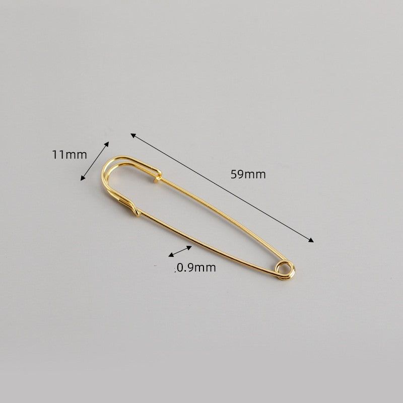 Classic Pin - Meléche - earring -  Classic Pin Earring - 10.4 g - Gold & Silver | Meléche USA