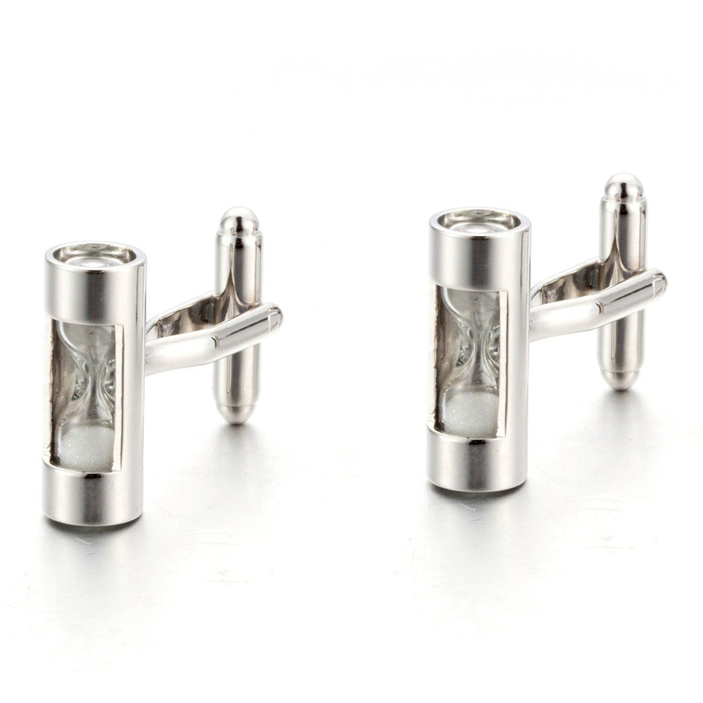 Cufflinks Time Hourglass - Meléche - cufflinks -  Cufflinks Time Hourglass - Rich lifestyles | Meléche Jewelry