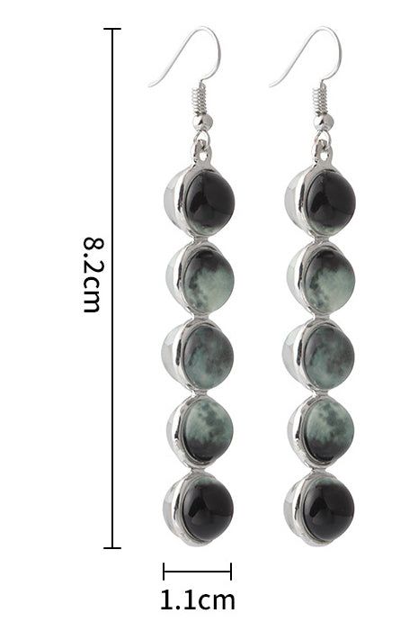Delaney - Meléche - earring -  Delaney drop Earring - Moon Lunar Eclipses Style - 20 G | Meléche USA