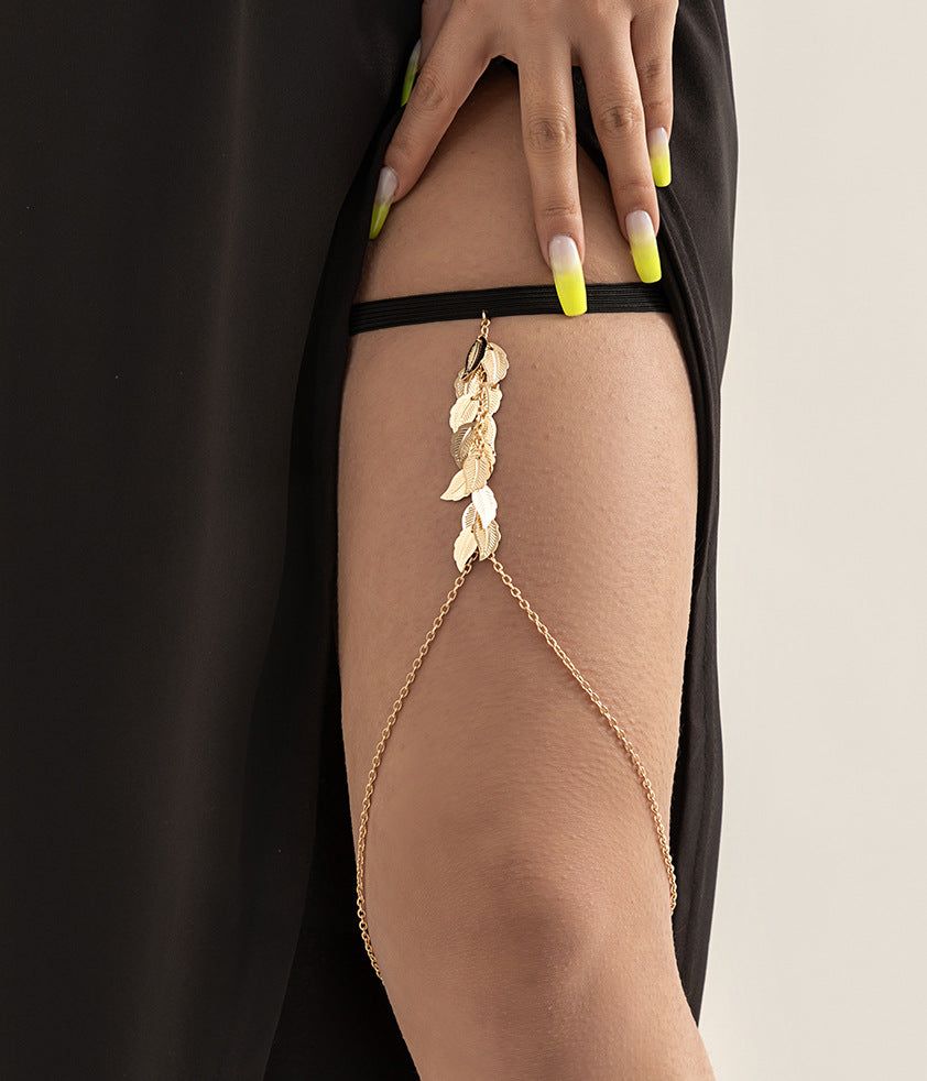 Listí Perna - Meléche - Leg Chain -  Elastic leg Chain Single Layer listí Perna | Meléche  Meléche