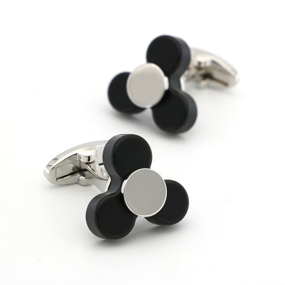 Fingertip Spinning Cufflinks - Meléche - cufflinks -  Fingertip Spinning Cufflinks - - Rich lifestyles | Meléche Jewelry Meléche