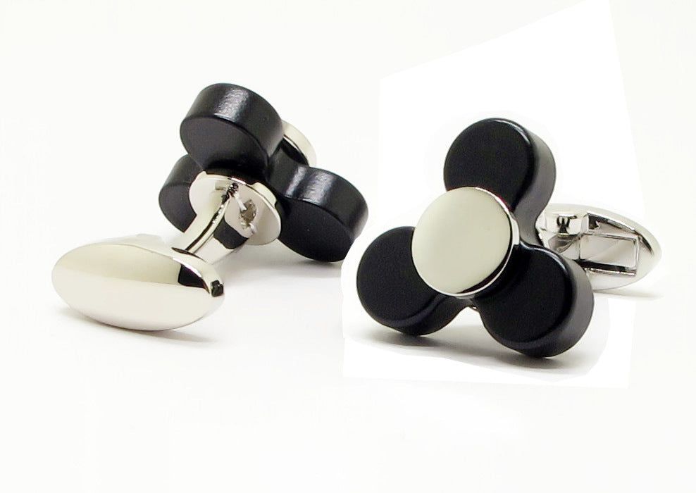 Fingertip Spinning Cufflinks - Meléche - cufflinks -  Fingertip Spinning Cufflinks - - Rich lifestyles | Meléche Jewelry Meléche