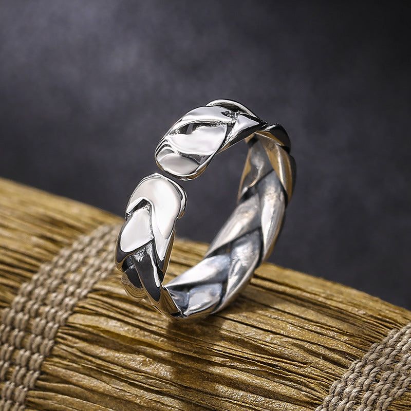 Flossie - Meléche - ring -  Flossie adjustable Silver Ring S925 | Meléche USA