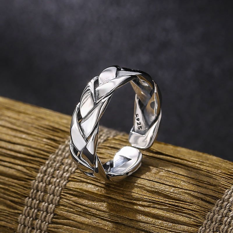 Flossie - Meléche - ring -  Flossie adjustable Silver Ring S925 | Meléche USA