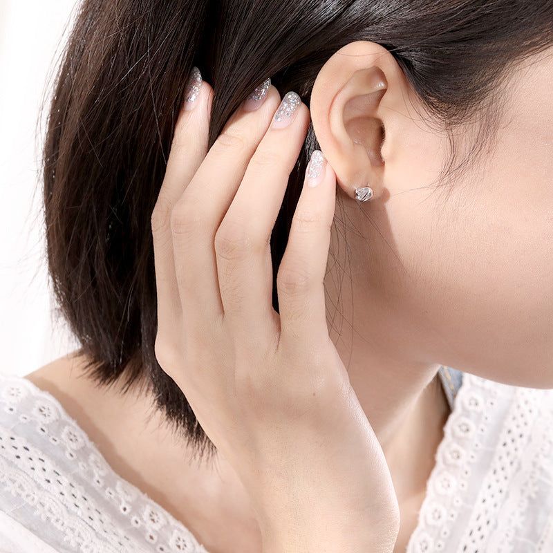 Franny - Meléche - Anklet -  Franny Silver S925 - Zircon Earrings - fish Style | Meléche