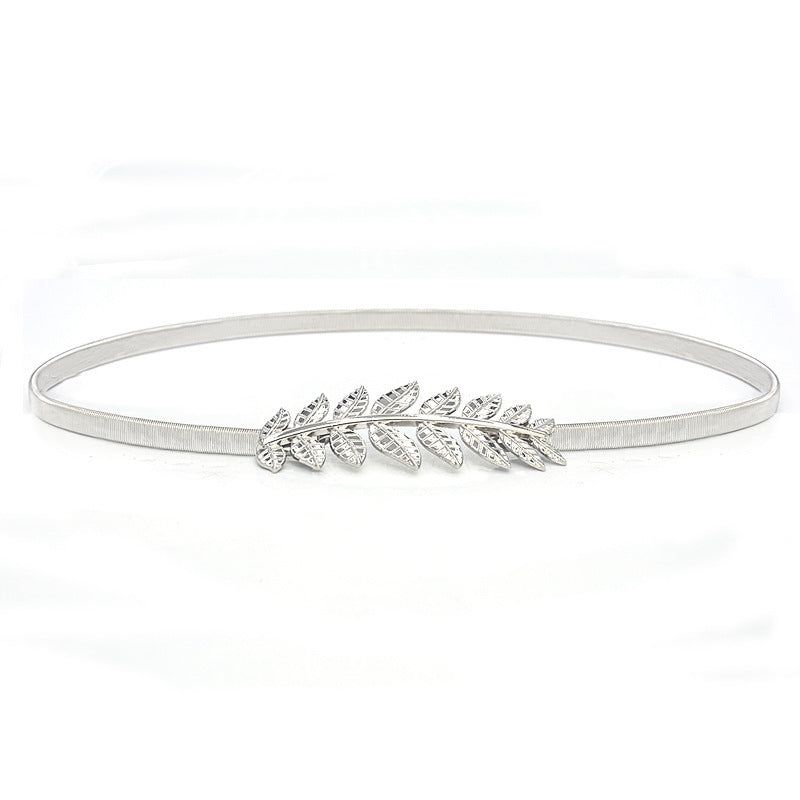 Golden Leaf Waist Chain - Meléche - body -  Golden Leaf Waist Chain