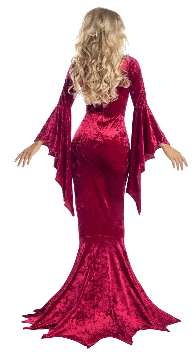 Halloween Bat Ghost Costume Long Dress