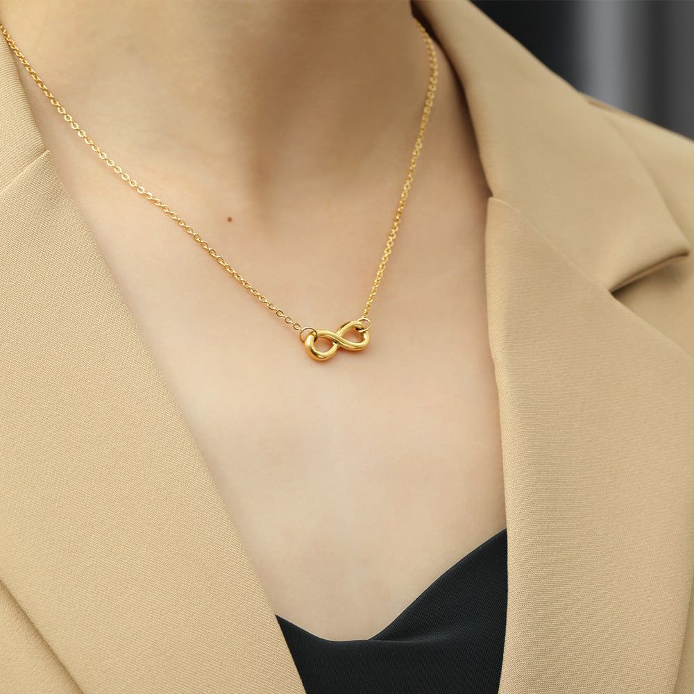 Meaningful Infinite Necklace symbolizing endless possibilities Meléche Jewelry  USA 10 Meléche