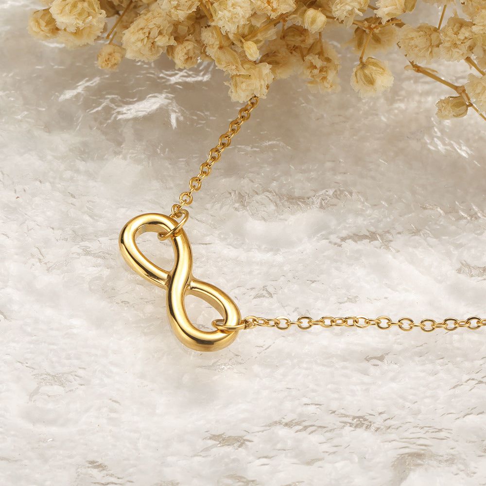 Meaningful Infinite Necklace symbolizing endless possibilities Meléche Jewelry  USA 3 Meléche