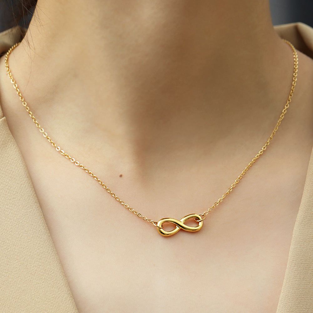 Meaningful Infinite Necklace symbolizing endless possibilities Meléche Jewelry  USA 4 Meléche