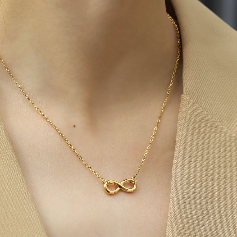 Meaningful Infinite Necklace symbolizing endless possibilities Meléche Jewelry  USA 5 Meléche