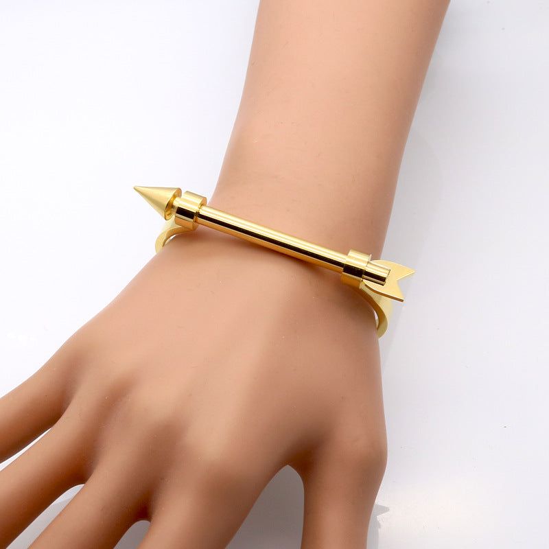 Love Arrow - Meléche - bangles -  Love Arrow Titanium Steel Bracelet Unisex vintage Style | Meléche USA