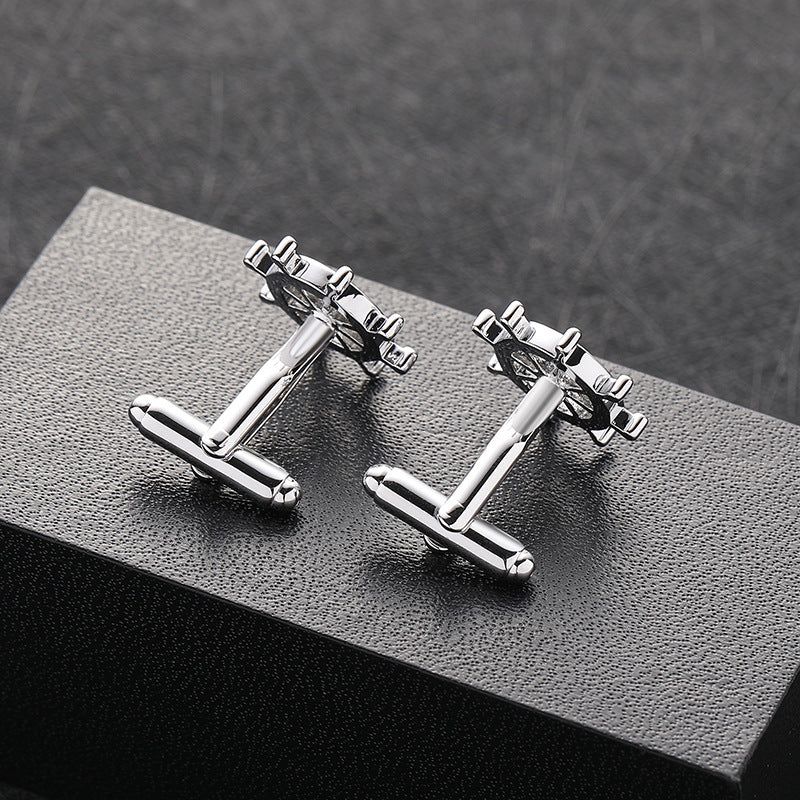 Luxury Zircon Cufflinks - Meléche - Cufflinks -  Luxury Zircon Cufflinks - Rich lifestyles | Meléche Jewelry USA Meléche