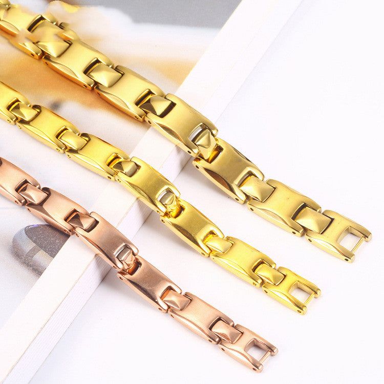 MATEO - Meléche - braselets -  MATEO Titanium Steel + magnetic Bracelet - Unisex Style - 42.0 G