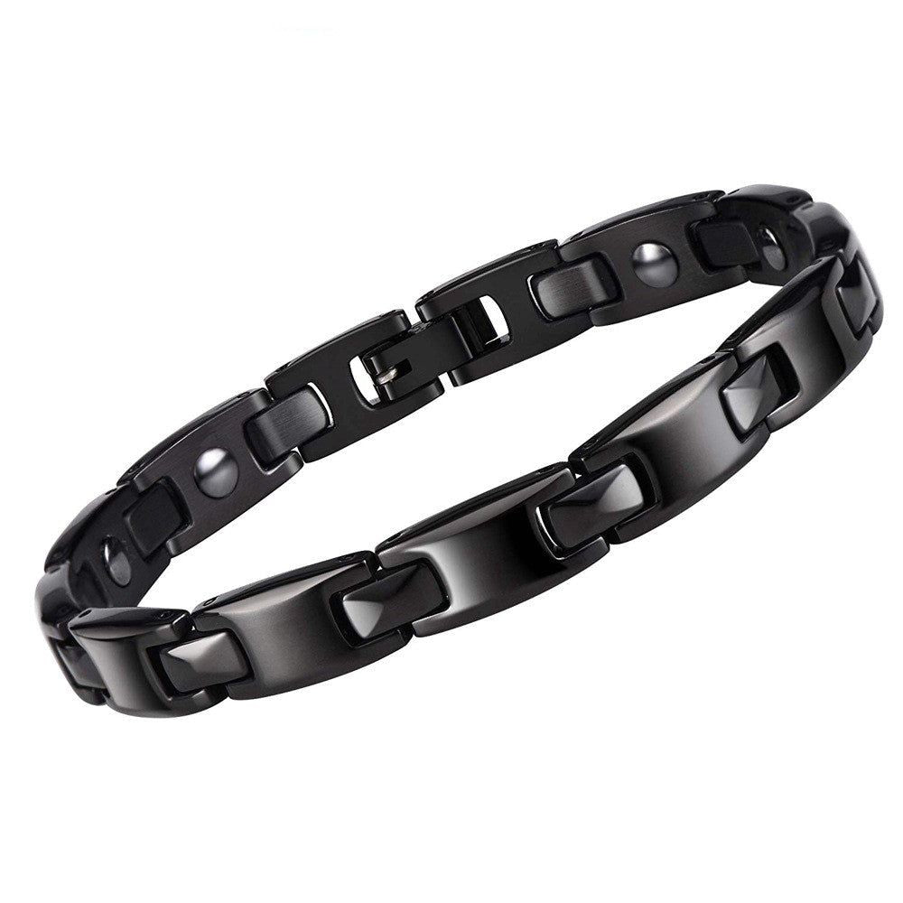 MATEO - Meléche - braselets -  MATEO Titanium Steel + magnetic Bracelet - Unisex Style - 42.0 G