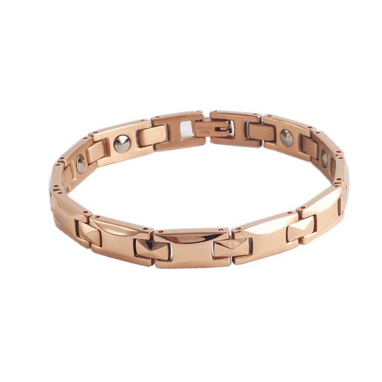 MATEO - Meléche - braselets -  MATEO Titanium Steel + magnetic Bracelet - Unisex Style - 42.0 G