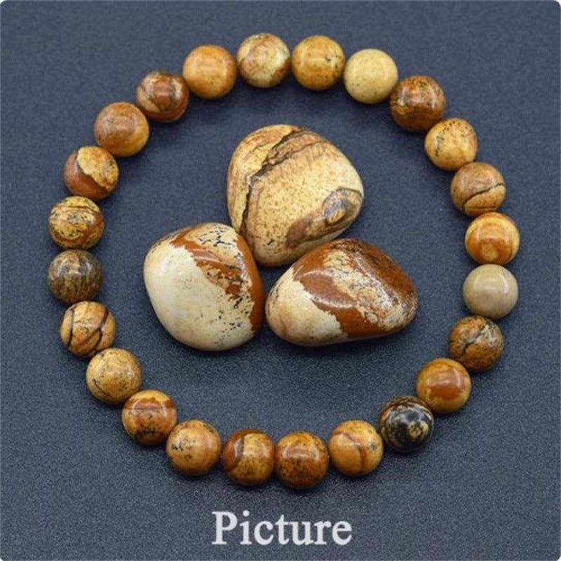 MELÉCHE Birthday stone Natural Stone Bracelet Unisex - Meléche - braselets -  Birthday stone Natural Stone Bracelet (Unisex)