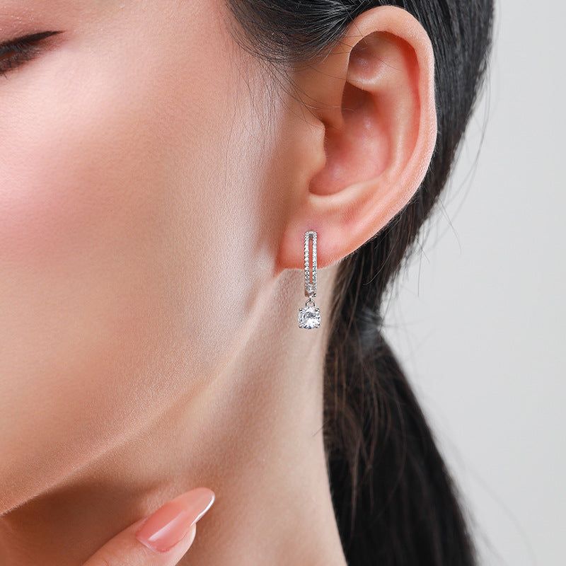 Maeve - Meléche - earring -  Maeve Silver Drop Earring S925 | Meléche