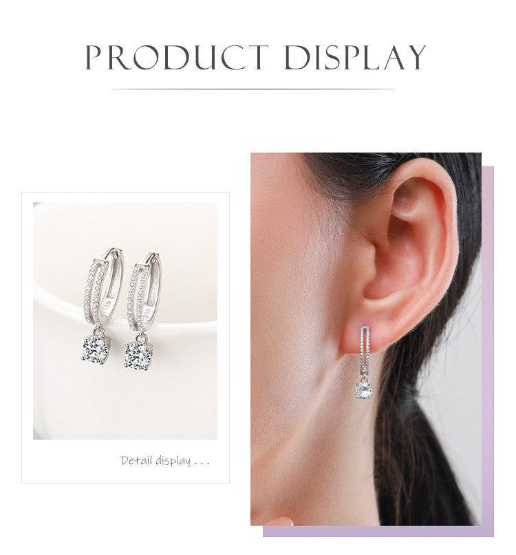 Maeve - Meléche - earring -  Maeve Silver Drop Earring S925 | Meléche