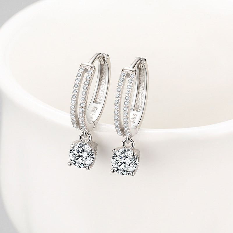 Maeve - Meléche - earring -  Maeve Silver Drop Earring S925 | Meléche