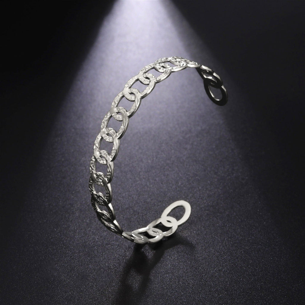 Maleah - Meléche - bangles -  Maleah Stainless steel Bracelet - Gold Electroplating | Meléche