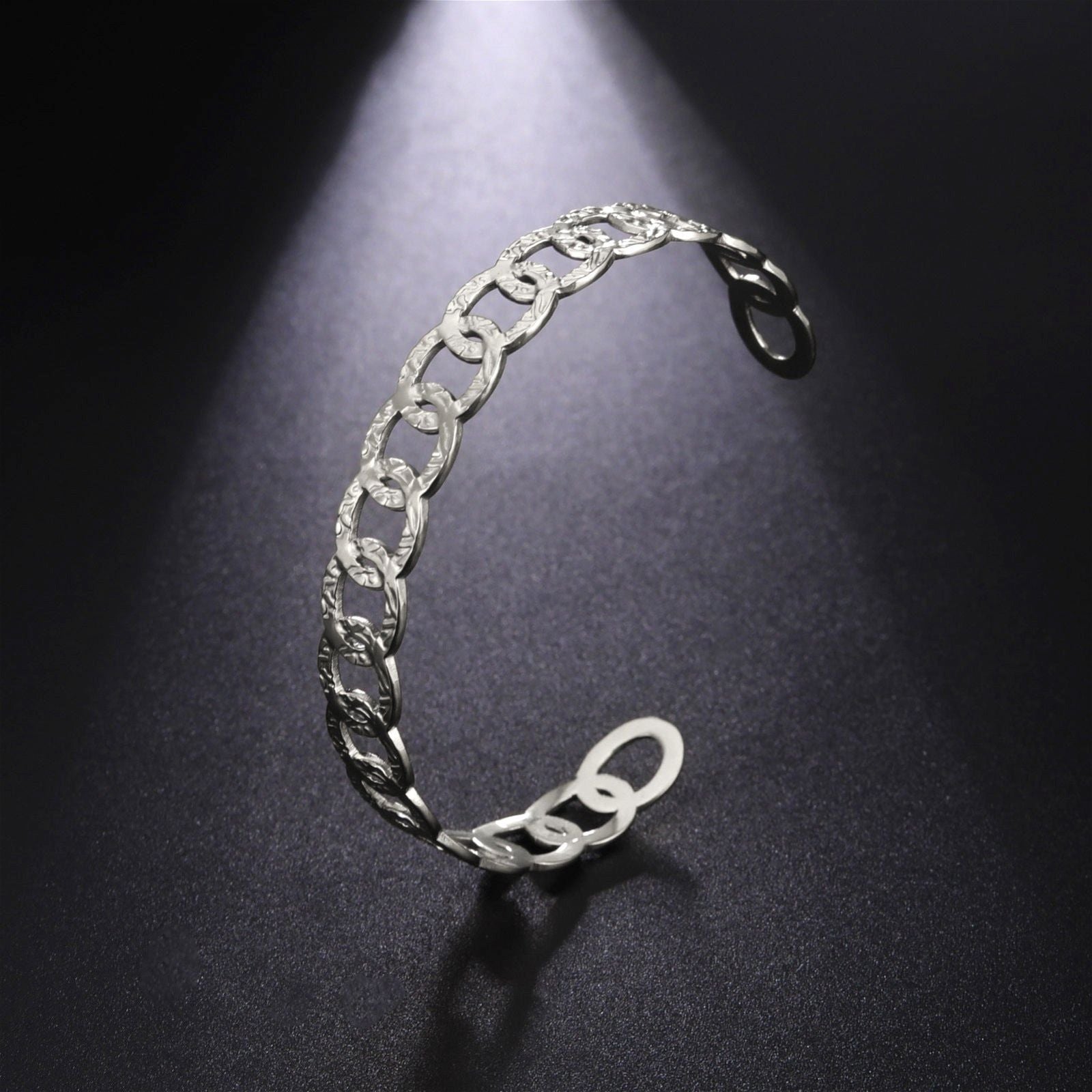 Maleah - Meléche - bangles -  Maleah Stainless steel Bracelet - Gold Electroplating | Meléche