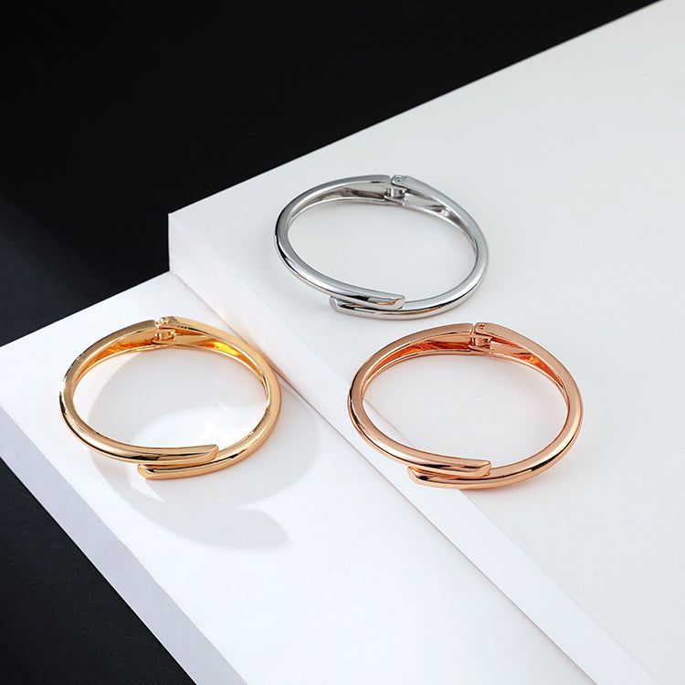 Marisol - Meléche - bangles -   Marisol Stainless steel Bracelet 3  tones Color | Meléche USA