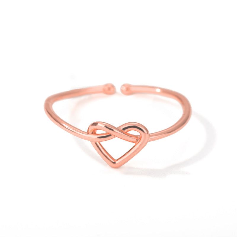 Maxence - Meléche - ring -  Maxence Stainless Steel Heart Style Opening Ring | Meléche USA
