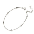 Carson - Meléche - braselets -  Carson Silver Bracelet Jewelry | S925 Round Bead 16-19cm | WB00288736