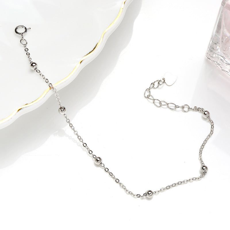 Carson - Meléche - braselets -  Carson Silver Bracelet Jewelry | S925 Round Bead 16-19cm | WB00288736