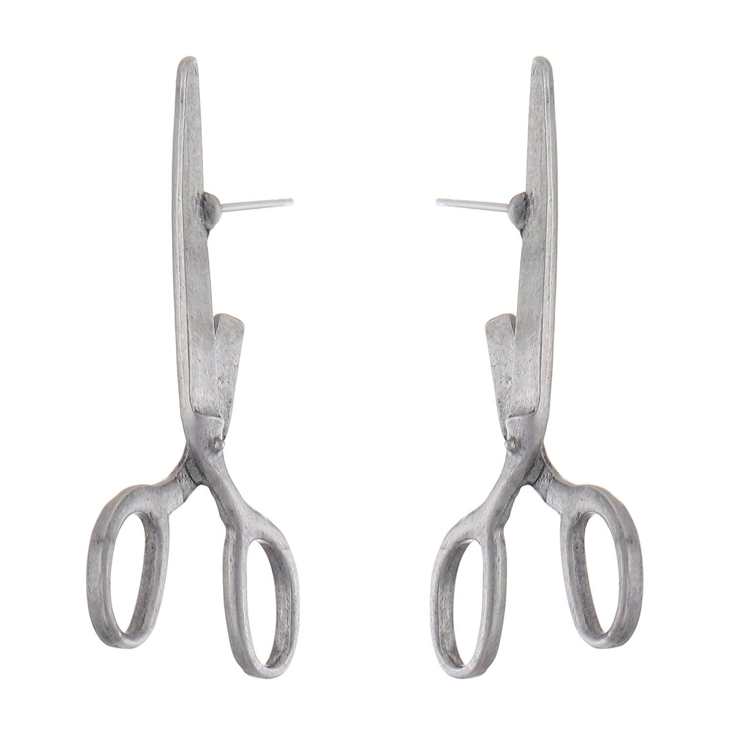 Edgy Classic Scissors Earrings adding a fun twist to your jewelry collection Meléche Jewelry USA  