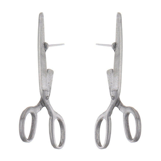 Edgy Classic Scissors Earrings adding a fun twist to your jewelry collection Meléche Jewelry USA  